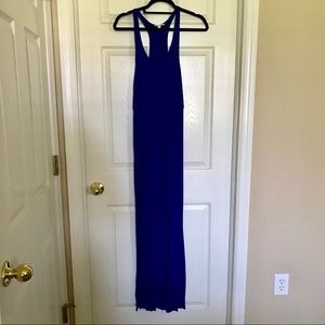 Racer-back Blue Maxi Dress Size XS